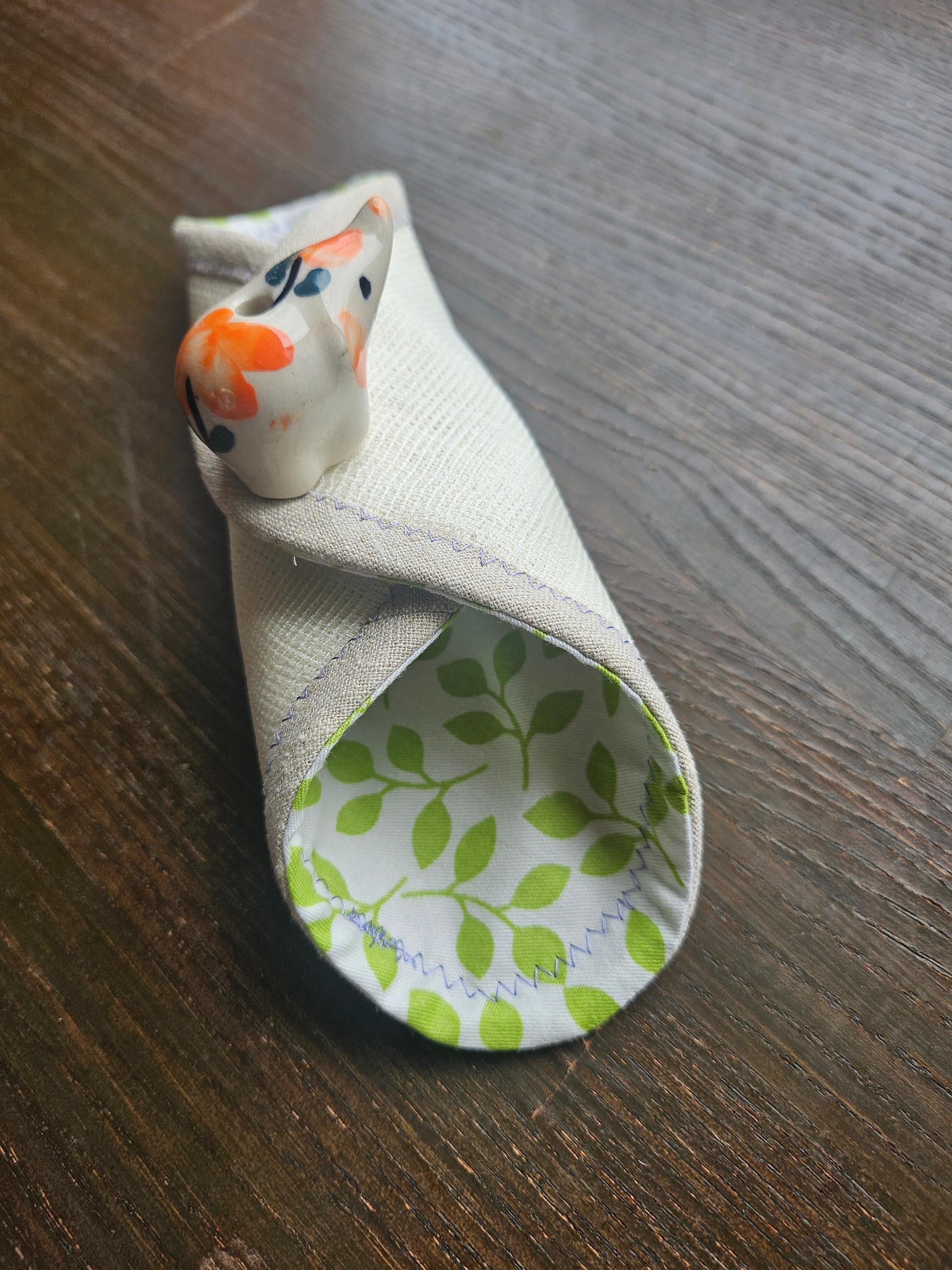 絹ガーゼとヘンプの布シート(おりものシート)　SgHSjH04 | 2枚目