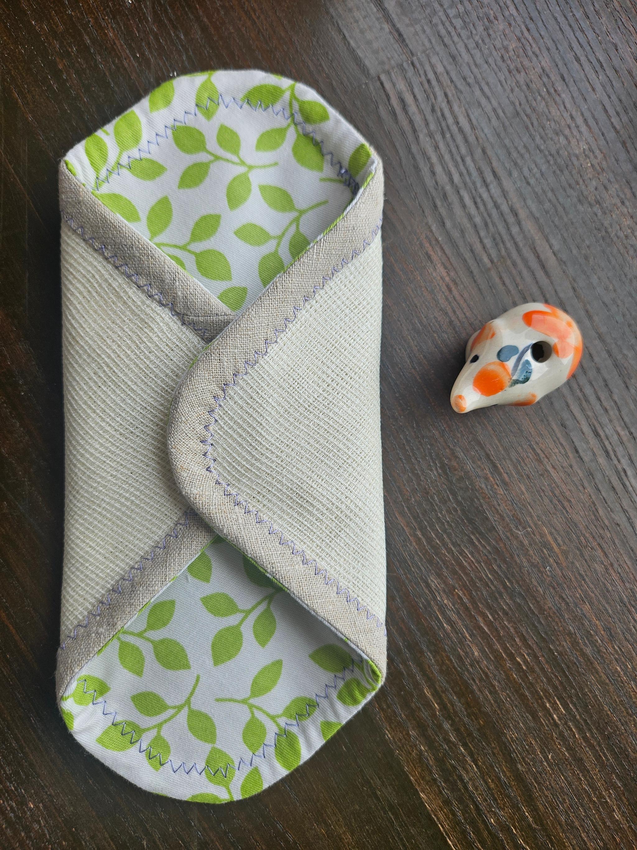 絹ガーゼとヘンプの布シート(おりものシート)　SgHSjH04 | 3枚目