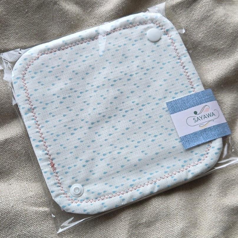 絹ガーゼとヘンプの布シート(おりものシート) SgHSjC0101枚目の画像