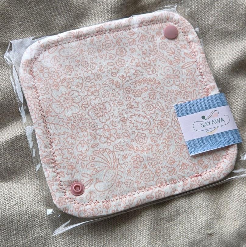 【同柄あり】絹ガーゼとヘンプの布シート(おりものシート) SgHSjC061枚目の画像